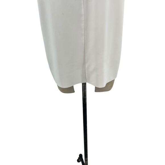 Vince Laser-cut Sleeveless Turtleneck Top Blouse New Buff White Size Large - Picture 9 of 13